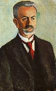 August Macke, Portrait of Bernhard Koehler